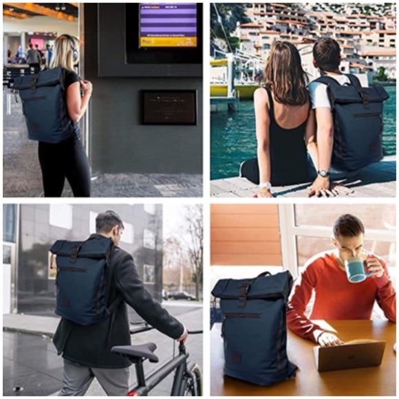 Duchamp Bags Duchamp Unisex Roll Top Pu Travel Business School